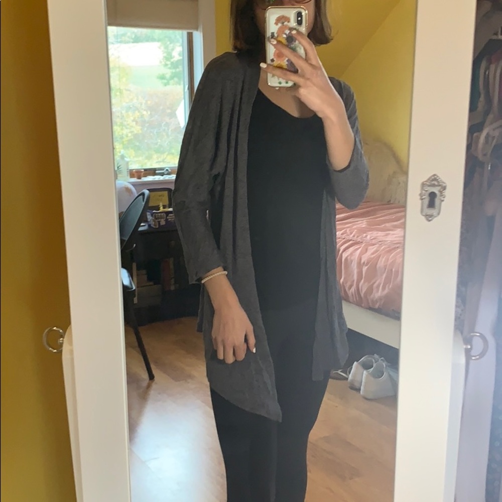 Grey Speckled Cardigan